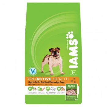 Iams Proactive Health Light In Fat For Sterilised/overweight Dog - Saco De 12 Kg