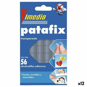 Adhesivos Imedio Patafix Doble Cara Transparente (12 Unidades)