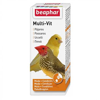 Beaphar Multi Vitaminas Para Aves, 20 Ml