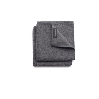 Paño Cocina Microfibra (set 2u) 30x30 Cm Gris Oscuro