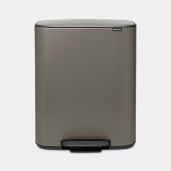 Cubo De Basura Con Pedal Brabantia Pedal Bo Platinum 2x30l