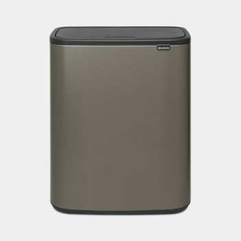 Cubo De Basura Brabantia Bo Touch Bin Platinum 2x30l