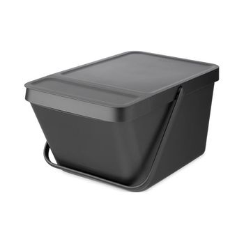 Cubo Reciclaje Sort & Go Apilable Gris Marca