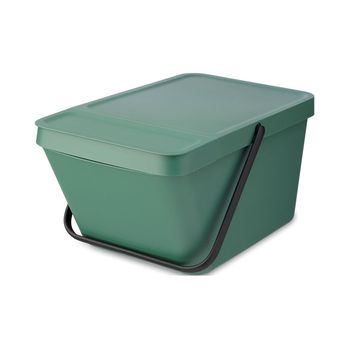 Cubo Reciclaje Sort & Go Apilable Verde Abeto Marca