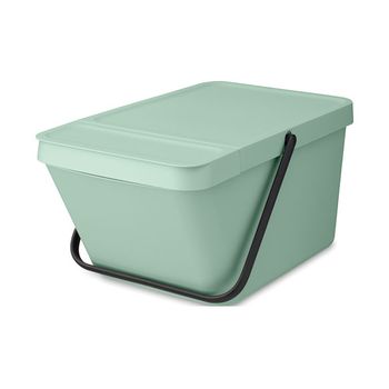 Cubo Reciclaje Sort & Go Apilable Verde Jade Marca