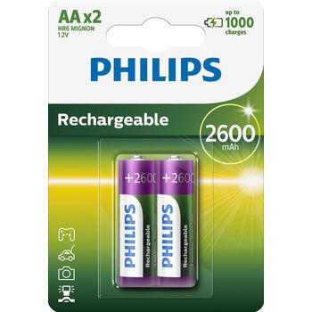 6 piles AAA rechargeables LR3 950 mAh, Accus AA / LR06