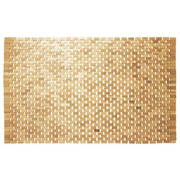 Alfombra De Baño Woodblock Natural 52x90 Cm Sealskin