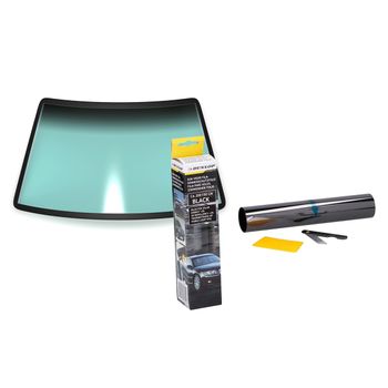 Sumex Lamina Solar para Ventanilla Coche Homologada Adhesiva para Tintar  Cristal Vinilo para Ventanas 95% Opacidad, Medida 50 x 300 cm Color Negro