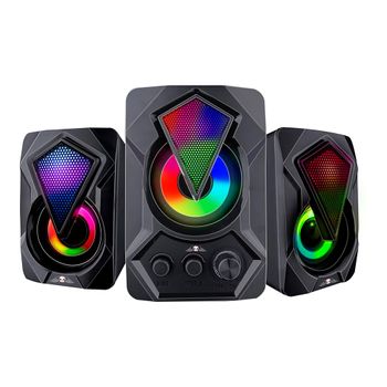 Altavoces Gaming Luz Rgb No Fear