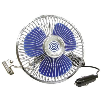 Ventilador De Coche 12 V 15,3 Cm Plateado Carpoint