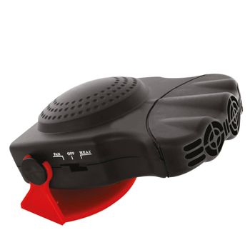 Ventilador Con Calefacción 12 V 150 W Negro Carpoint