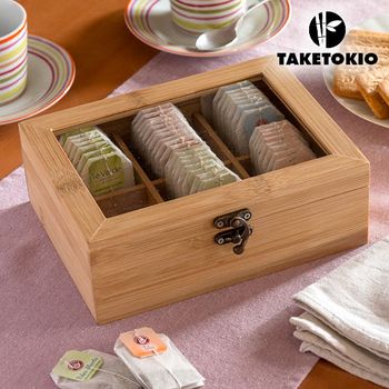 Caja De Té De Bambú Taketokio