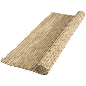 Valla de jardín exterior de 2 piezas Züschen madera de pino 117 x 40 cm -  Natural [en.casa]