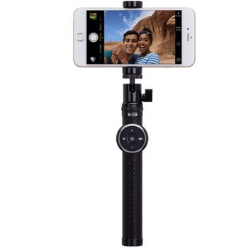 Palo De Selfie Momax Kms3-b Bluetooth Cnc 50cm Para Huawei Xiaomi Samsung Iphone