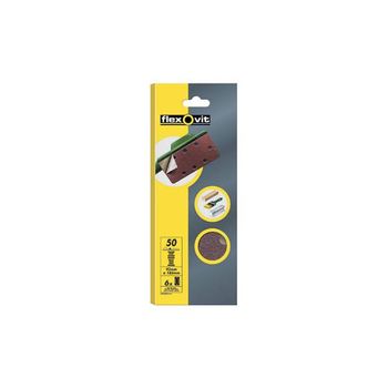 Hojas De Papel De Lija Flexovit Velgrip De 93x185mm Grano 120