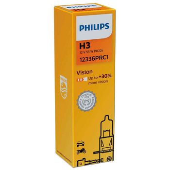 12336prc1 - 1 Lámpara Philips H3 Vision 12v55w Pk22s C1.