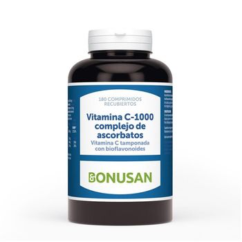 Bonusan Vitamina C-1000 Complejo De Ascorbates 180 Comprimidos 180