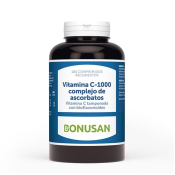 Bonusan Vitamina C-1000 Complejo De Ascorbates 180 Comprimidos 90