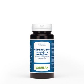 Bonusan Vitamina C-500 Complejo De Ascorbatos 90 Cápsulas