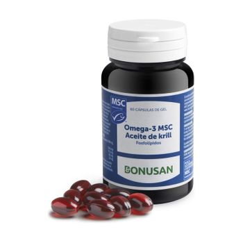 Omega-3 Msc Aceite De Krill Bonusan 60 Caps