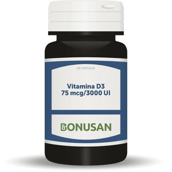 Vitamina D3 75 Mcg / 3000 Ui Bonusan 60 Cápsulas