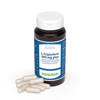 Bonusan L-triptófano 500 Mg Plus 60 Cápsulas