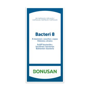 Bacteri 8 Cápsulas Bonusan 28 Cápsulas Gastrorresistentes