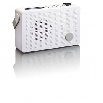 Radio Despertador Dab+ Con Fm Pdr-030 Blanco Lenco