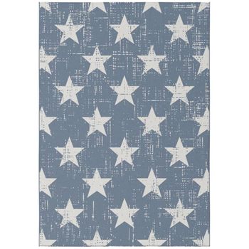 Alfombra Para Niños Stars Estrellas Turquesa / Gris 200x200 Cm con Ofertas  en Carrefour