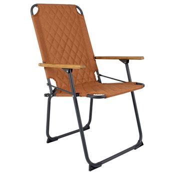 Silla Plegable De Camping Jefferson Color Arcilla Bo-camp