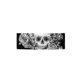 Bandera De Catrina Flores Grande