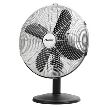 Ventilador De Mesa Retro Dft35z Negro 35 Cm 35 W Bestron