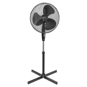 Ventilador De Pie Retro 45 Cm 45 W Negro Asv45z Bestron