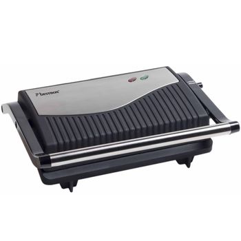 Cecotec Parrilla Eléctrica Rock'Ngrill 1500 Rapid, 1500 W, Revestimiento de  Piedra Rockstone, Placa Superior Adaptable en Altura, Bandeja Recogegrasas