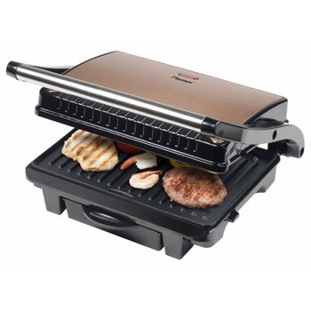 Grill 2 En 1 , Parrilla Y Tostadora Royalty Line Rl-pm100- 1000w- Rojo con  Ofertas en Carrefour