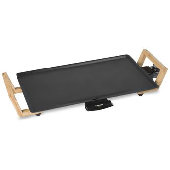 Placa De Horno Con Mangos De Bambú Abp602bb 48x26 Cm 2000 W Bestron