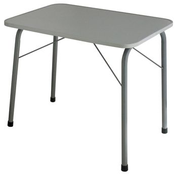 Fregadero Portátil Outsunny 83x50x103 cm gris claro