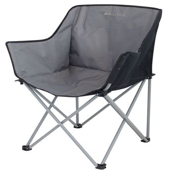 Silla De Camping Lujosa Con Reposapiés Antracita Hi con Ofertas en  Carrefour