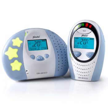 Dect Monitor De Bebé Dbx-88 Eco Blanco Y Azul Alecto