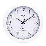 Radio-controlled Wall Clock 30 Cm Analogue White/silver