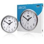 Radio-controlled Wall Clock 30 Cm Analogue Silver/white