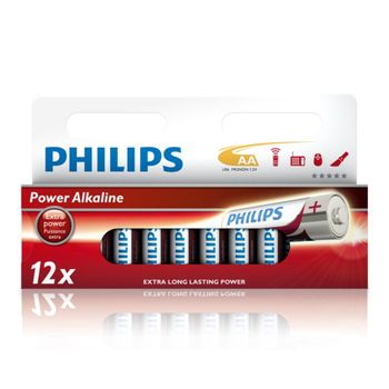 Philips Power Alkaline Batería Lr6p12w/10