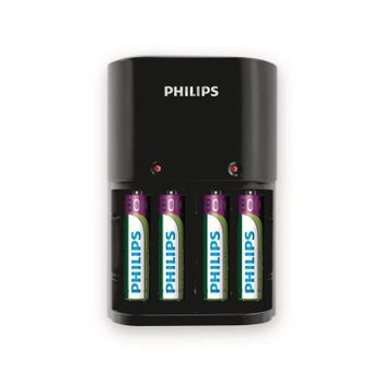 Philips cargador Pilas Scb1450nb Aa&aaa + 4 Pilas