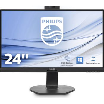 B Line 241b7qubheb/00 Led Display 60,5 Cm (23.8") 1920 X 1080 Pixeles Full Hd Negro