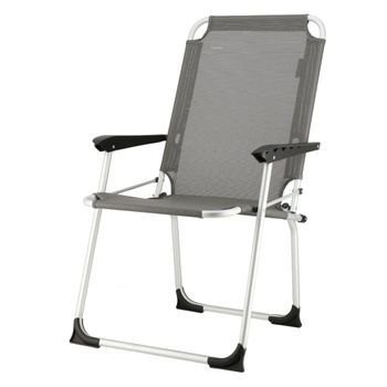 Silla De Camping Plegable Lujosa Ancona Compact Gris Travellife