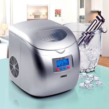 Máquina De Hacer Hielo Princess 283069 Lcd 120w Gris