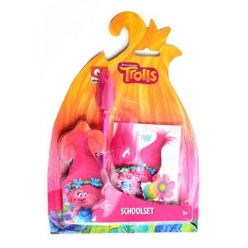 Set Papeleria 3 Piezas De Trolls