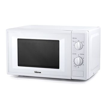 Horno Microondas 20 L Tristar Mw2706, Con 5 Programas, Temporarizador Y Plato Giratorio, 700w