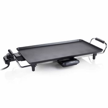 Plancha De Asar Eléctrica Para Carne Y Verduras, Lisa Y Grill De 1500w,  Superficie De 40x25cm Bn3678 con Ofertas en Carrefour