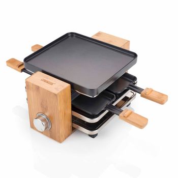 Parrilla De Raclette Pure 4 700 W Negra 162900 Princess